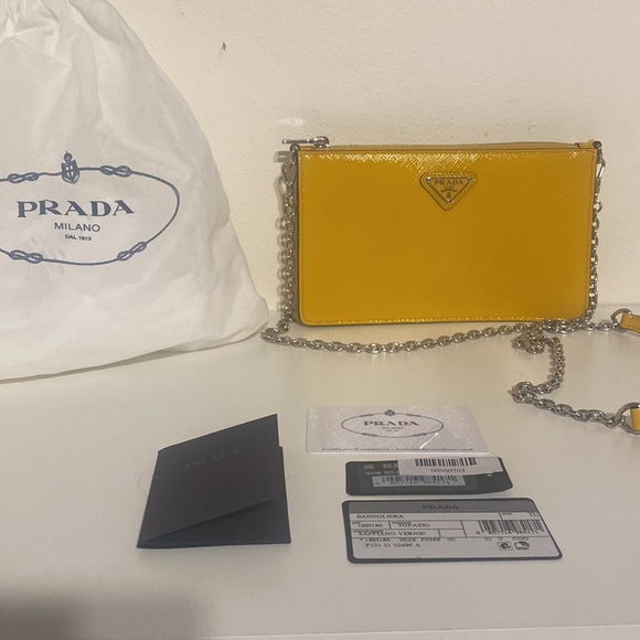 Authentic PRADA Shoulder Bag New With ALL original tags and Dustbage - Picture 6 of 11